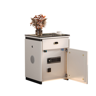 大号带暗格虎牌保险柜指纹密码智能防盗家用新款床头保险箱一体柜