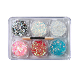 眼妆亮片啫喱膏网红高光亮晶晶贴片眼部眼影闪粉儿童舞台妆亮闪闪