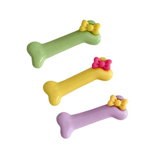 儿童可爱骨头发夹夏季女童2025新款刘海侧边夹小女孩前额碎发夹子