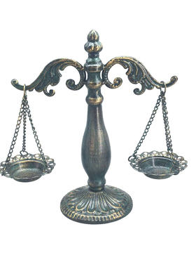 欧式复古铁艺天平装饰摆件