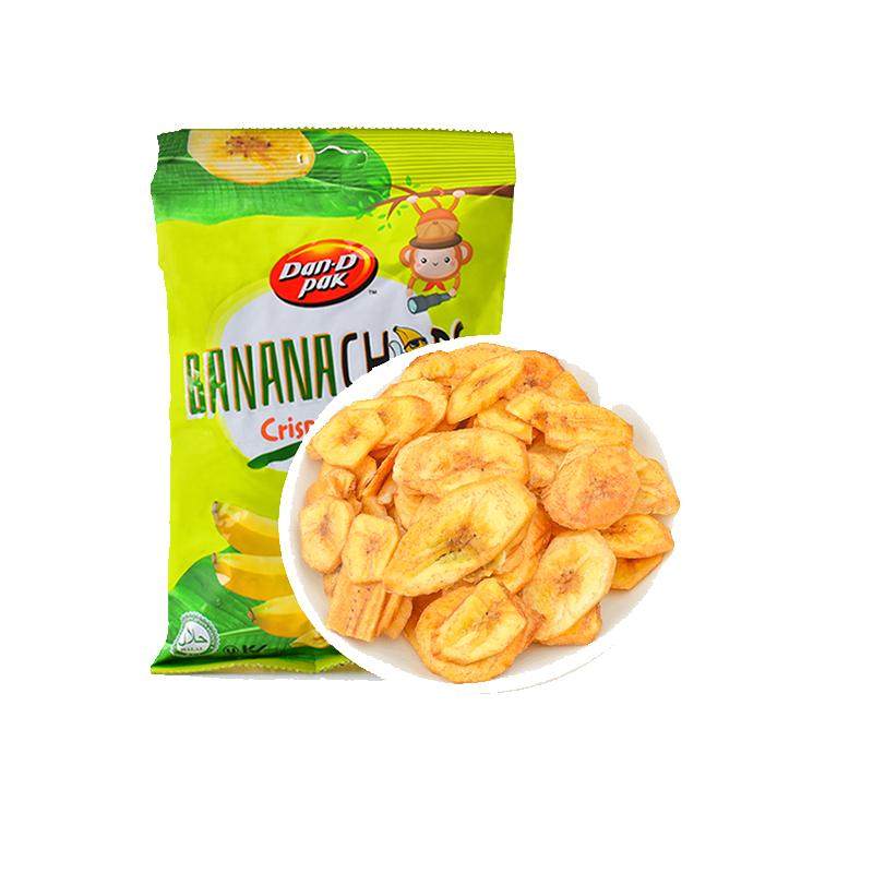 【自营】丹帝鲜切甜脆香蕉片120g酥脆焦香进口休闲零食果干果脯