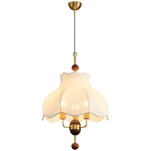 宋式美学吊灯中古南洋花纹餐厅卧室高端设计师定制茶室房间法式灯