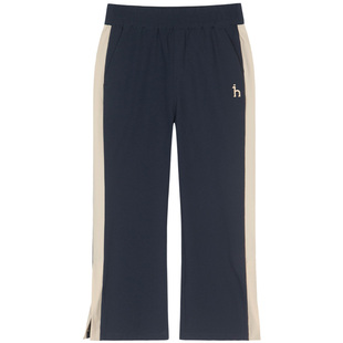 hazzys哈吉斯童装女童裤子春新中大童德立胜速干时尚阔腿长裤