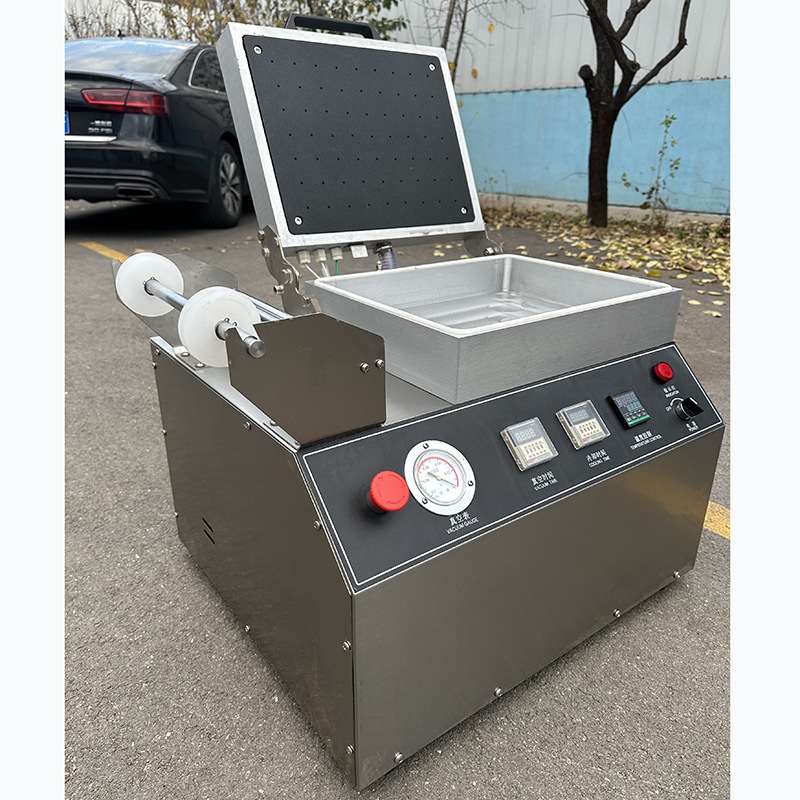 里脊肉三文鱼吸塑膜真空包装机 小型贴体包装设备 食品保鲜包装机