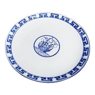 陶瓷饭盘深浅窝圆盘家用炒菜蒸鱼盘面馆商用炒面盘凉菜烧烤火锅盘
