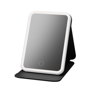 折叠镜子男士专用桌面办公室家用便携小随身学生宿舍大化妆镜带灯