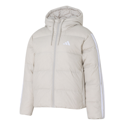 Adidas阿迪达斯正品女装2026秋冬新款米色潮流运动羽绒服KH3979