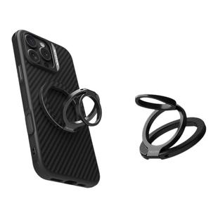 耐尔金Magsafe磁吸凯夫拉手机指环扣支架便携可折叠超薄芳纶纤维横竖屏可调节2026新款适用于苹果iphone安卓