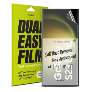韩国Ringke适用三星s25ultra手机膜s24+高清保护膜s23u原厂膜plus曲面水凝软膜全屏覆盖5g钢化膜uv原装菲林膜
