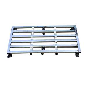 不锈钢储物底架长方形花盆底座带万向轮托底增高架子移动鱼缸底盘