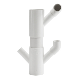 空调滴水三通25/32PVC管斜三通斜四通50三通多功能变径下水管件40