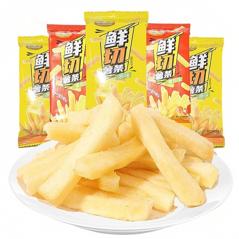 小王子鲜切薯条非油炸马铃土豆条内含番茄酱包独立包装休闲零食