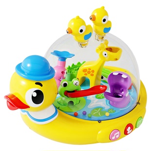 宝丽婴儿学爬玩具宝宝周岁生日礼物新生儿早教启蒙儿童小飞机玩具