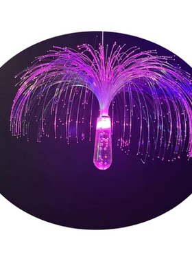 七彩变色水母光纤灯酒吧氛围吊灯