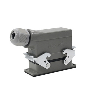 重载连接器 HE-024M/F 24芯16A 单扣双扣航空插头矩形插头 热流道