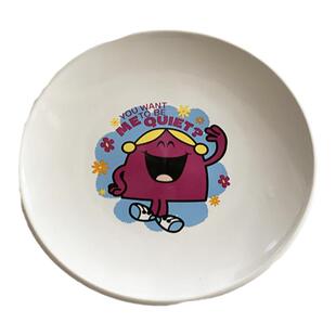 安木良品 外贸原单 可爱卡通陶瓷杯碟盘水果点心零食早餐小碟子