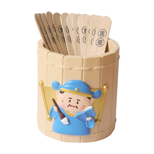 文曲星摆件小神仙摇签罐笔筒桌面装饰寺庙文创考试幸运物生日礼物