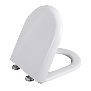 加厚大U型马桶盖 厕所板 子母U形通用家用坐便器盖板UF树脂马桶圈