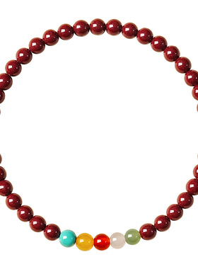 宫里上新五福到朱砂手链