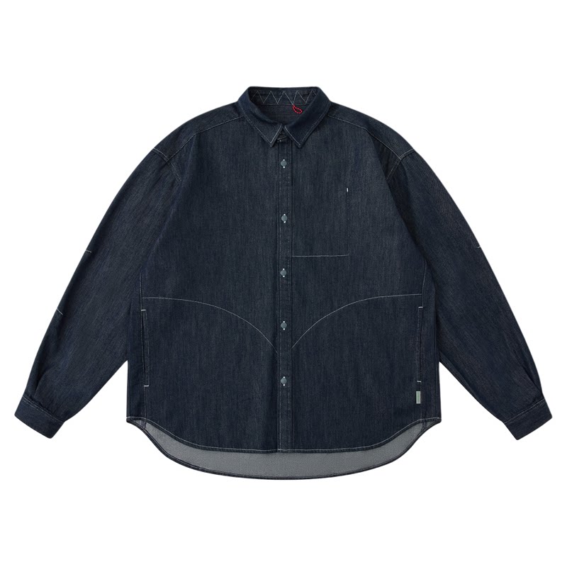 TreesOutside天丝混纺亲肤吸湿原牛长袖衬衫休闲开衫外套男士新款