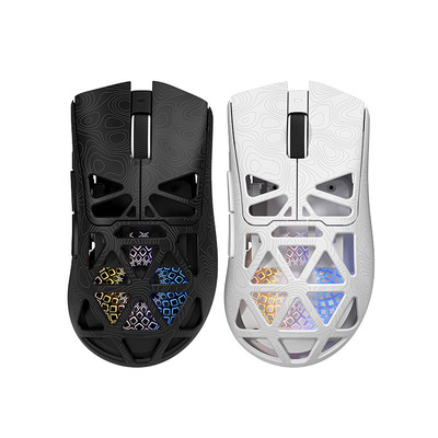 FURYCUBE G11无线鼠标游戏蓝牙三模PAW3311轻量化镂空设计RGB鼠标
