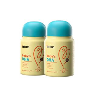 inne因你婴幼儿专用DHA儿童dha纯净海藻油30粒*2瓶
