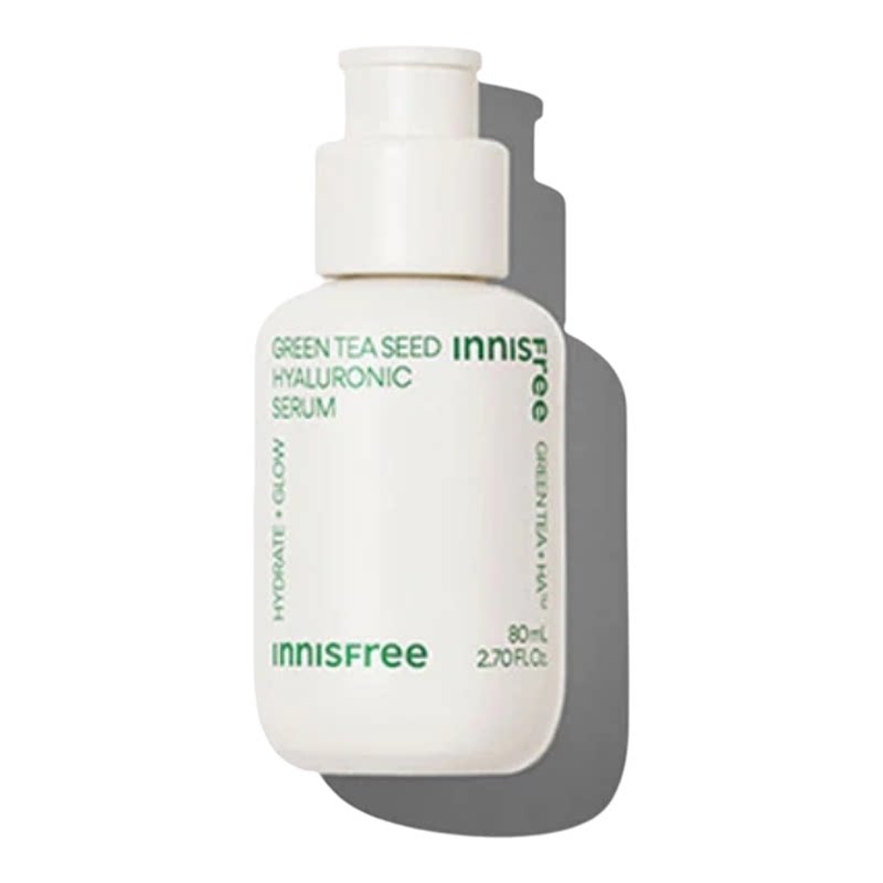 innisfree悦诗风吟 绿茶籽透明质酸注水精华80ml深层修复晒后舒缓