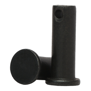 铁带孔销轴平头圆柱带孔销钉插销定位销GB882 m5m6m8m10m12m14