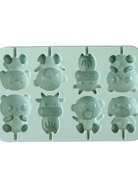 DIY卡通手工棒棒糖硅胶模具不粘