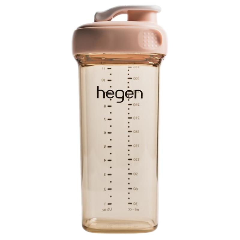 Hegen海格恩水杯原装进口儿童水杯宽口径PPSU亲子喝水杯奶瓶330ml