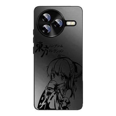 适用红米k哑光手机壳博丽灵梦