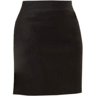 黑色包臀裙有弹力口袋一步裙工作裙a字半身裙夏季短裙女职业裙子