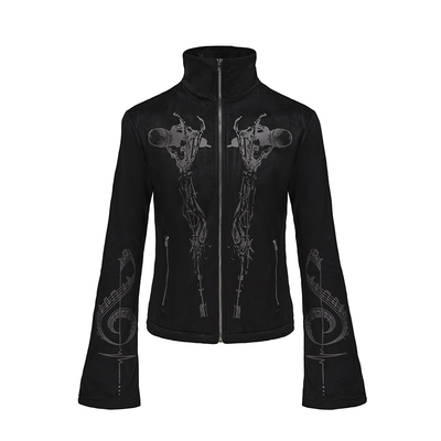 【免费试穿】亚文化黑色丝绒外套