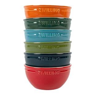 双立人碗筷套装多巴胺六色陶瓷碗碟餐具旗舰店一人一碗专人专用