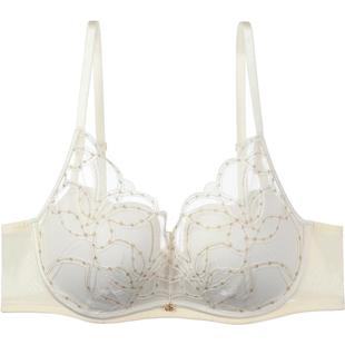 【繁星玫瑰舒挺杯】安莉芳蕾丝文胸女小胸聚拢无钢圈软支撑内衣
