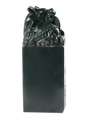 新款真品和田玉龙头印章手把件玉石印章书法书画章镇纸文玩玉摆件