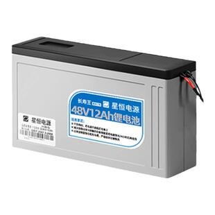 星恒锂电池48v12Ah长寿王爱玛小金果小金鼠台铃原装锂电池