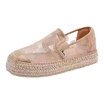 快乐玛丽舒适透气镂空一脚蹬单鞋