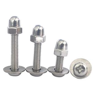 304不锈钢圆头螺丝奶锅盖家具机器螺栓球头盖型螺帽M3M4M5M6M8M10