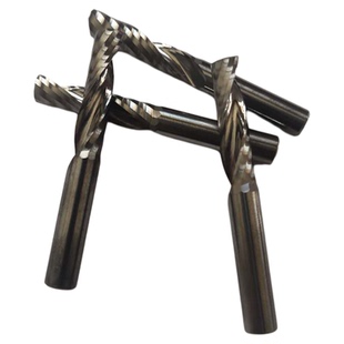 宏钛6/8/10mm钨钢单刃螺旋铣刀亚克力，聚乙烯，铝，木工切割刀具