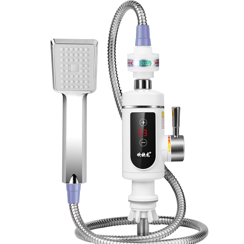 歡快龍即熱式電熱水器洗澡器淋浴家用宿舍洗澡神器快速電加熱龍頭