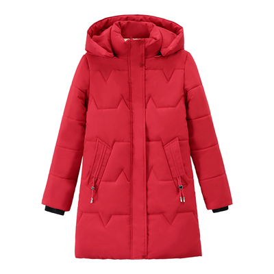 啄木鸟中长款棉衣女款爆款2025新款时尚妈妈加绒洋气冬装保暖棉袄