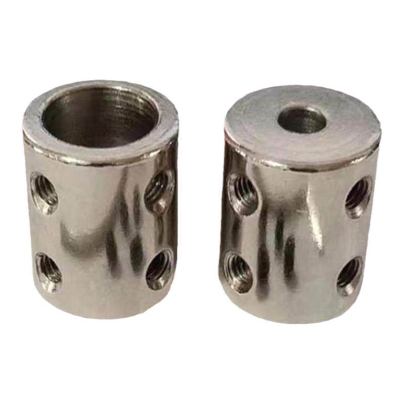 刚性大扭力联轴器电机轴变径转换传动连接头套3/4/5/6.87/10-12mm