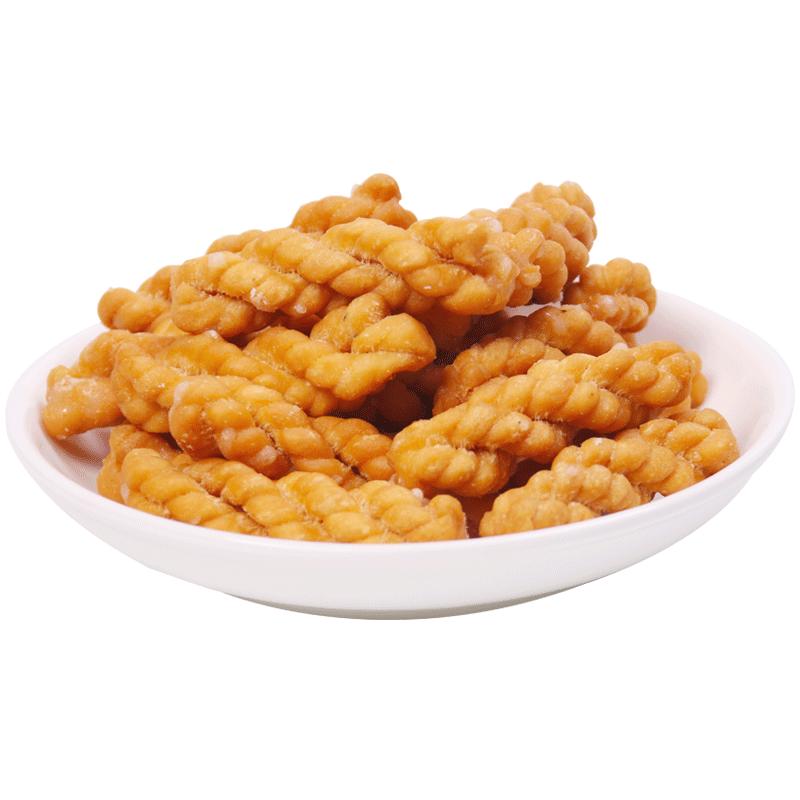塘栖法根休闲传统小麻花手工小零食杭州糕点特产咸味点心200g
