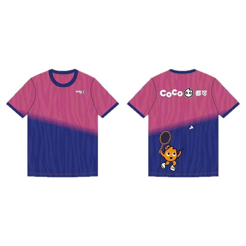全身定制羽毛球服短袖T恤夏季运动服上衣网球乒乓球训练服数码印