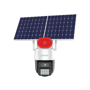 4G太阳能AOV黑光臻全彩夜视监控摄像头手机远程高清360无死角防水