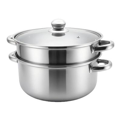 不锈钢双层蒸锅家用汤锅