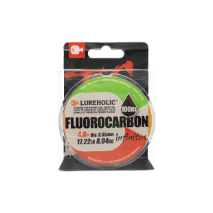 LUREHOLIC碳素前导线100米日本进口碳氟聚合物路亚主线矶钓子鱼线