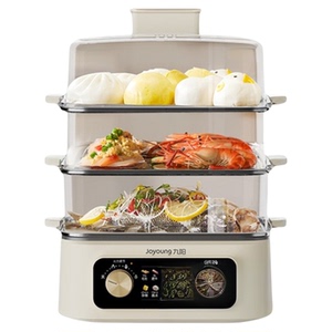 九阳电蒸锅多功能家用三层电锅大容量多层蒸箱蒸煮一体锅官方正品