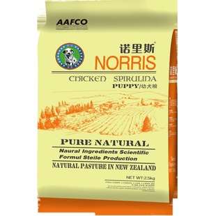 诺里斯狗粮_斑点幼犬专用粮2.5kg公斤5斤 斑点狗粮宠物天然犬主粮